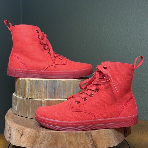 NIB DR MARTENS HACKNEY CANVAS BOOTS - Picture 2 of 16